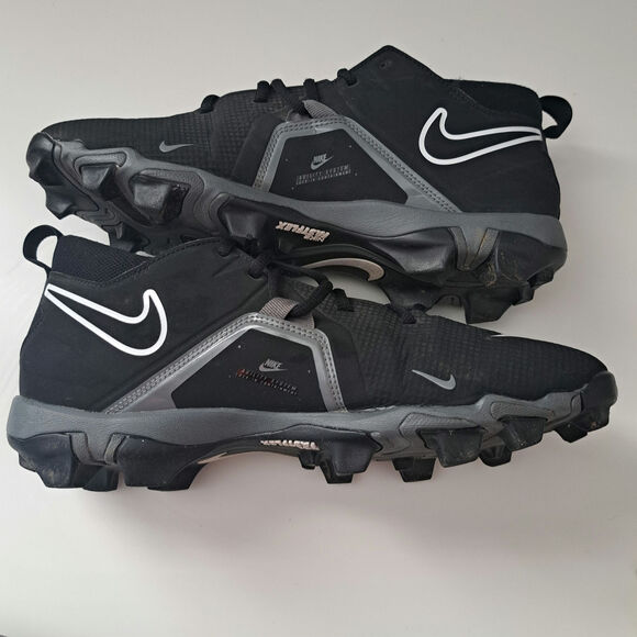 Nike Alpha Menace 3 Shark Football Black Cleats Men's 11 - Picture 5 of 8